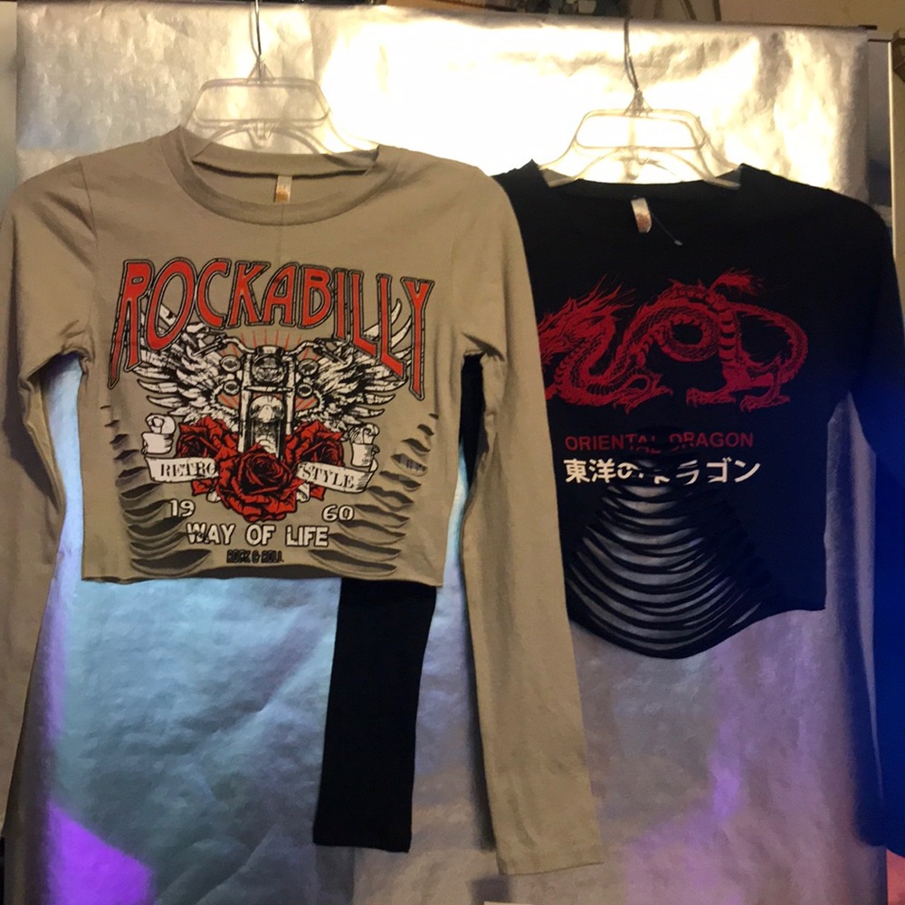 2 occasion crop tops
